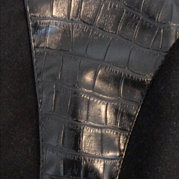 Wool/leather Cavaliers reversible jacket - Picture 2 of 7